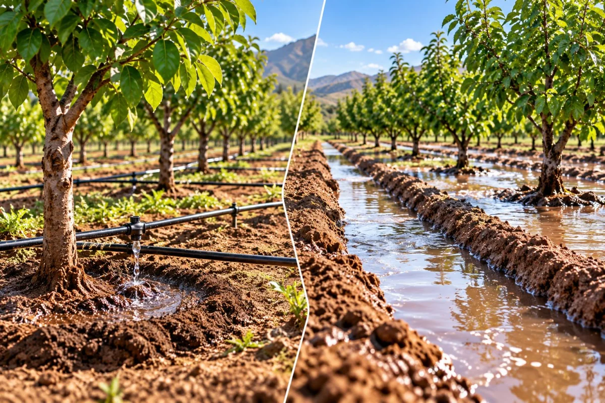 آبیاری قطره‌ای یا سنتی؛ کدام روش برای باغ بهتر است؟