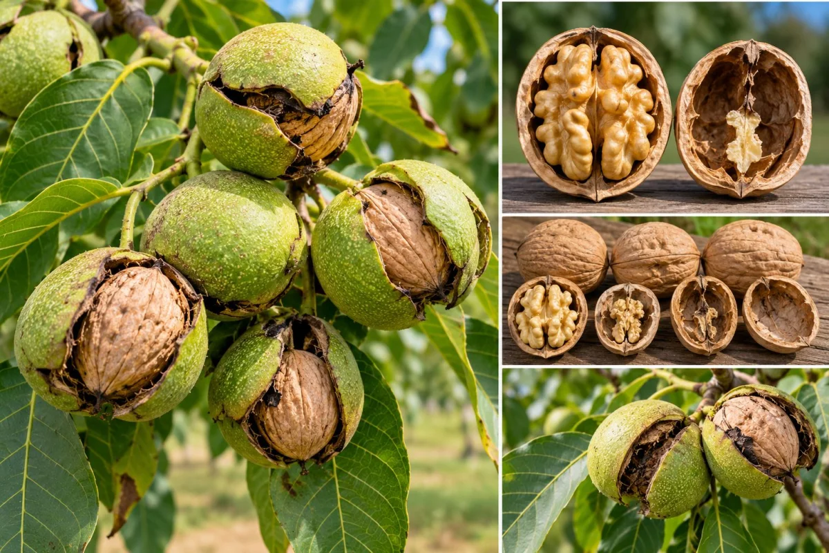 چرا مغز گردو پوچ میشود؟ بررسی کامل علت پوک شدن گردو و راههای جلوگیری از آن