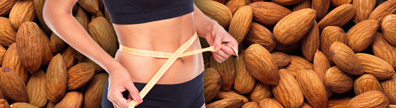 خواص بادام برای کاهش وزن و لاغری شکم