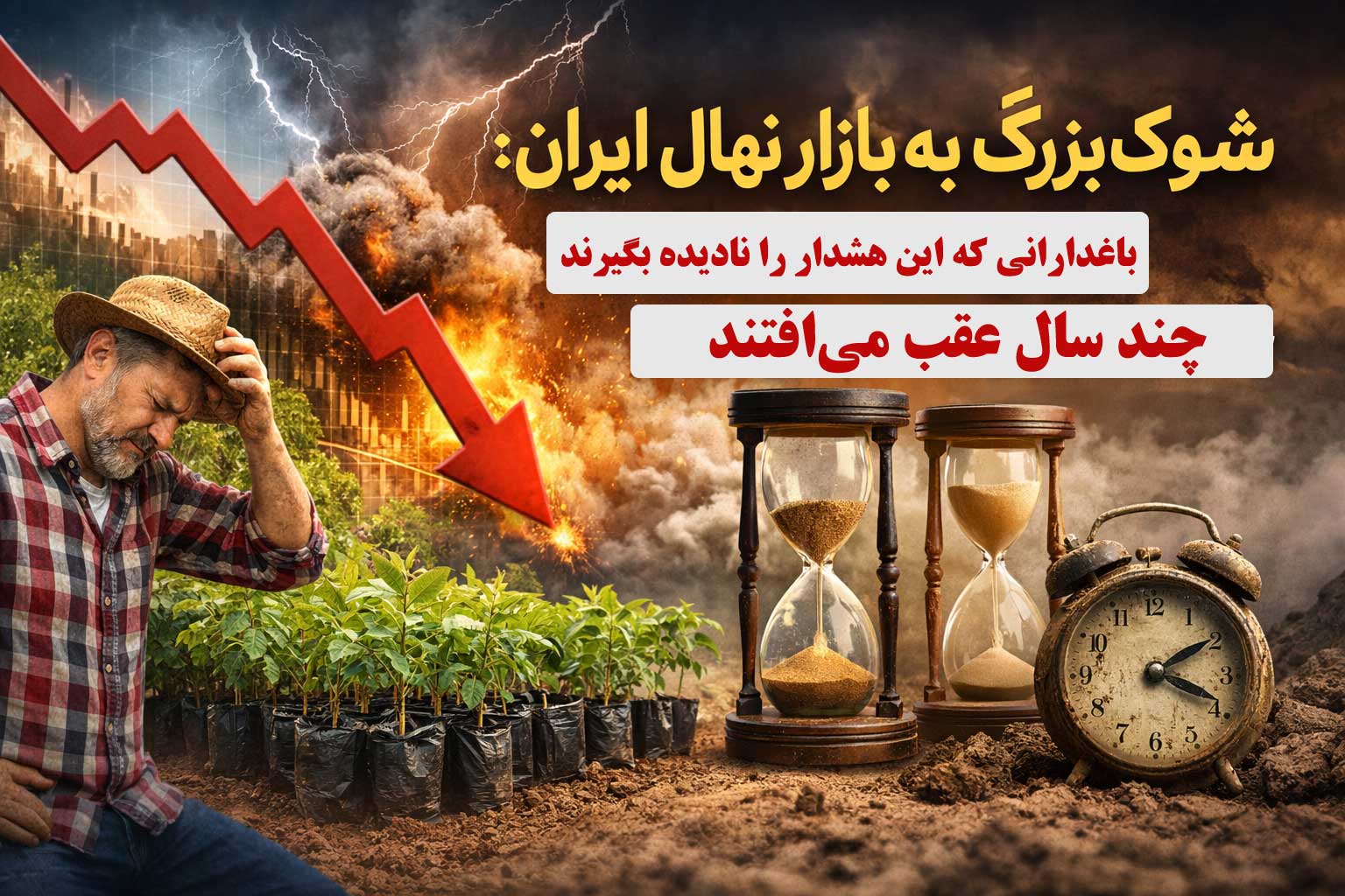 شوک بزرگ به بازار نهال ایران؛ باغدارانی که این هشدار را نادیده بگیرند، چند سال عقب میافتند!